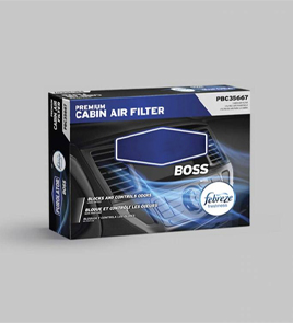air filter boxes with logo
