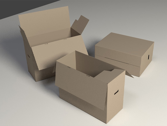 archive boxes with lids