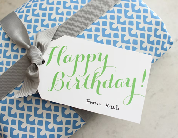 birthday gift tags