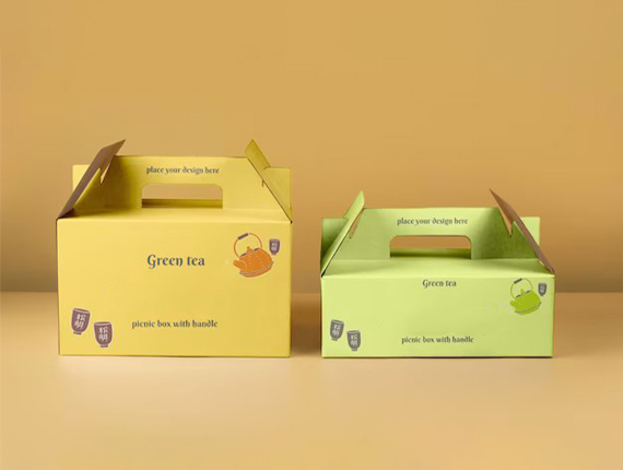 bulk cardboard suitcase box with handle