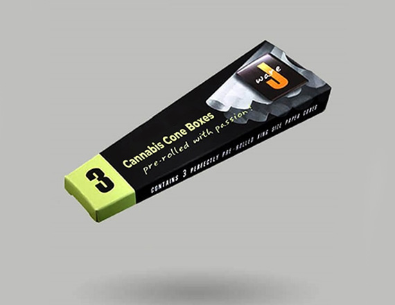 cannabis pre roll cone packaging