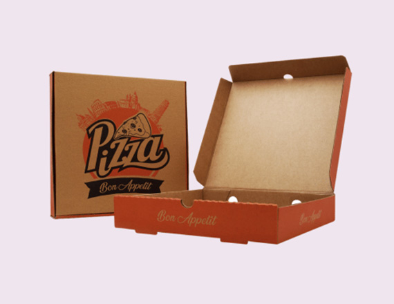 cardboard pizza boxes