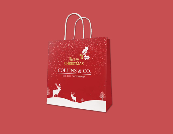 christmas paper bags packaging