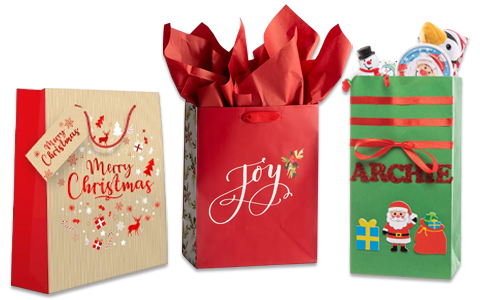 christmas paper bags
