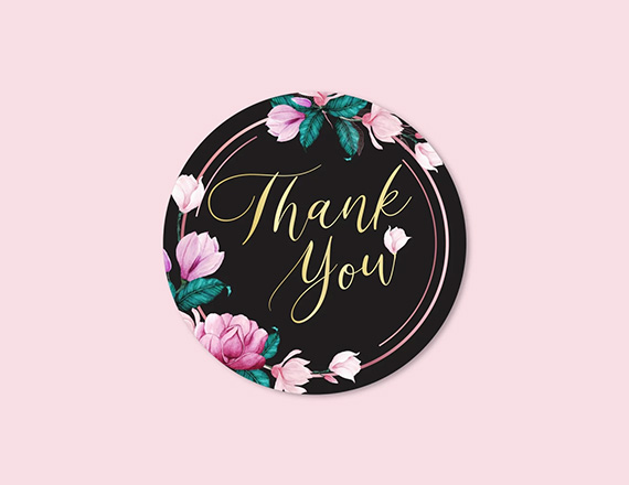 circle stickers printed cheap