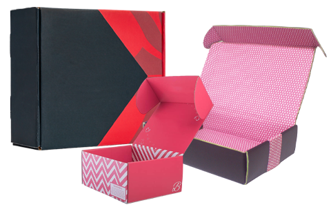colored mailer boxes wholesale