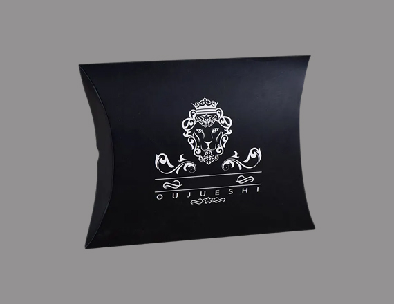 custom black pillow boxes wholesale