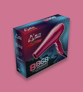 custom hair dryer packaging boxes wholesale