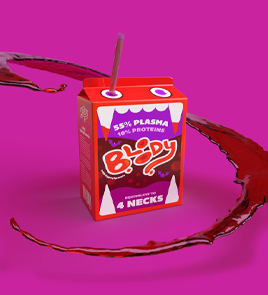 custom halloween juice boxes