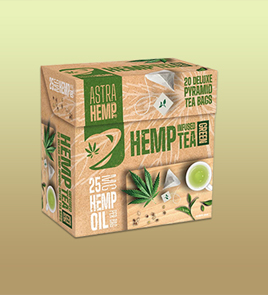 custom hemp tea bags