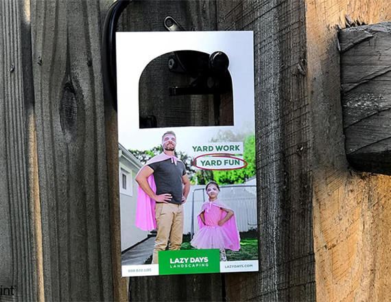 custom made door hangers