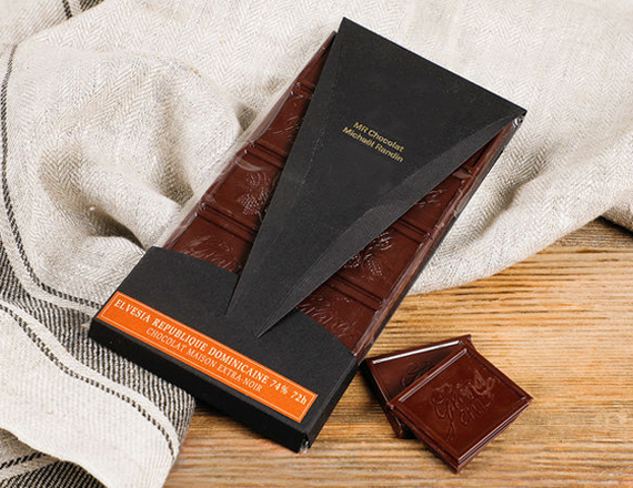 custom mushroom chocolate bar packaging