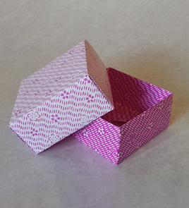 custom origami boxes with lid