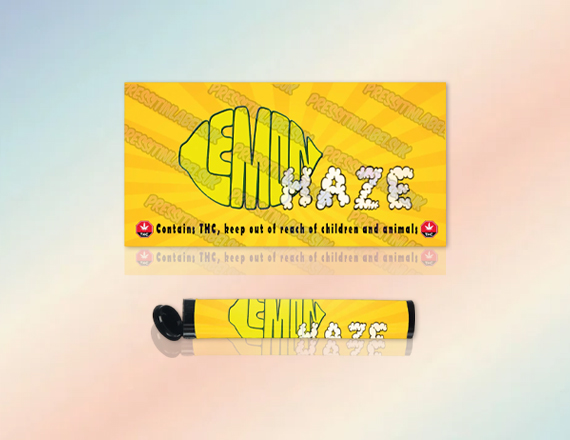 custom pre roll packaging labels