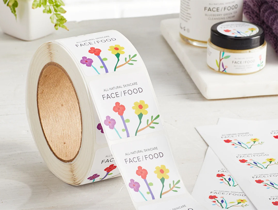 custom printed cosmetic labels