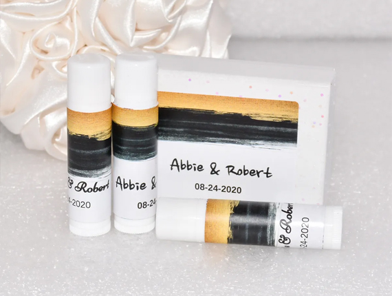 custom printed lip balm labels