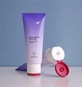 custom sized plastic cleanser tubes