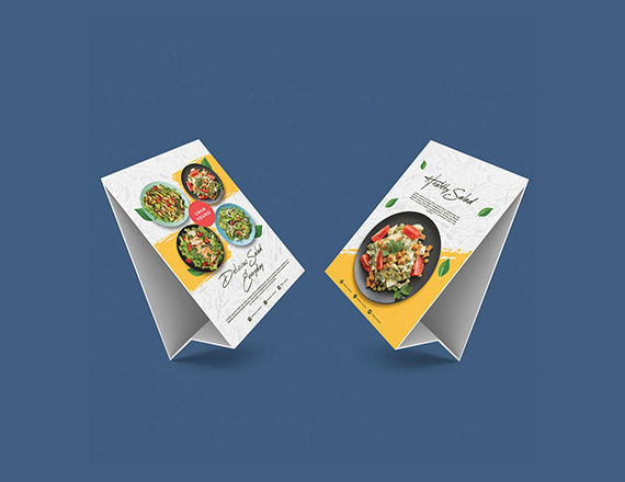custom table tents