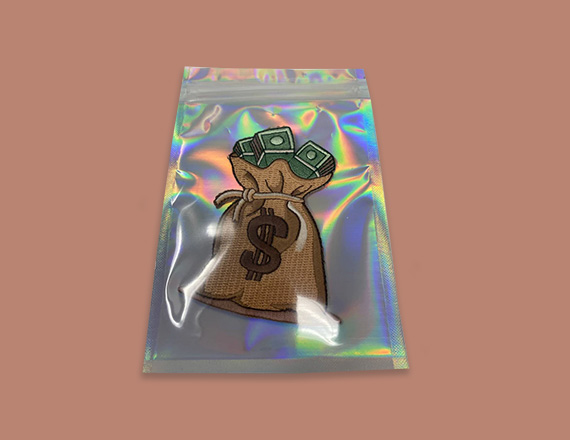 holographic mylar bag
