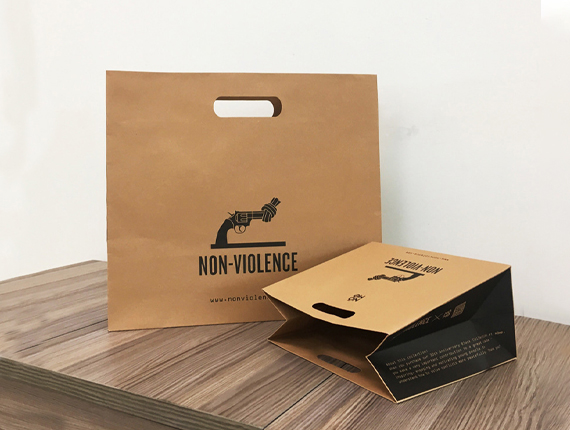 kraft paper bags with handles