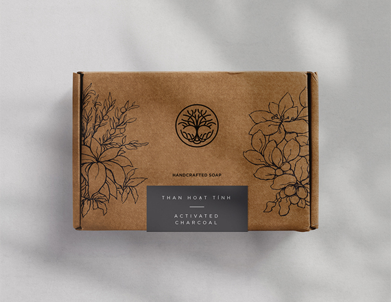 kraft paper soap packaging boxes