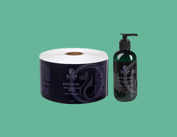 Custom Lotion Labels Wholesale