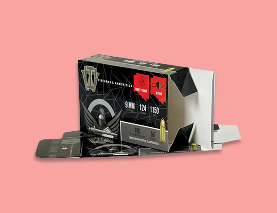 luxury ammo cardboard boxes