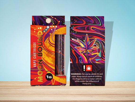 marijuana cartridge box packaging