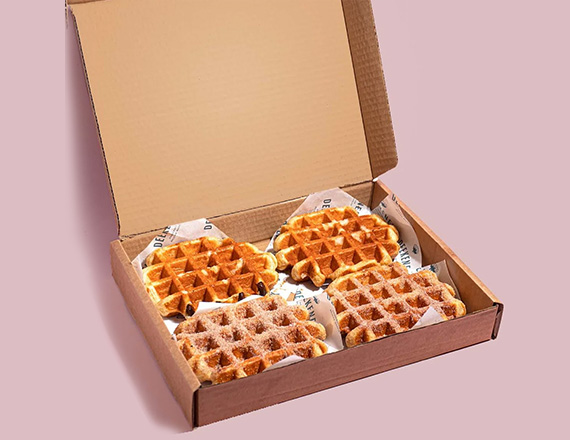 mini pancake boxes