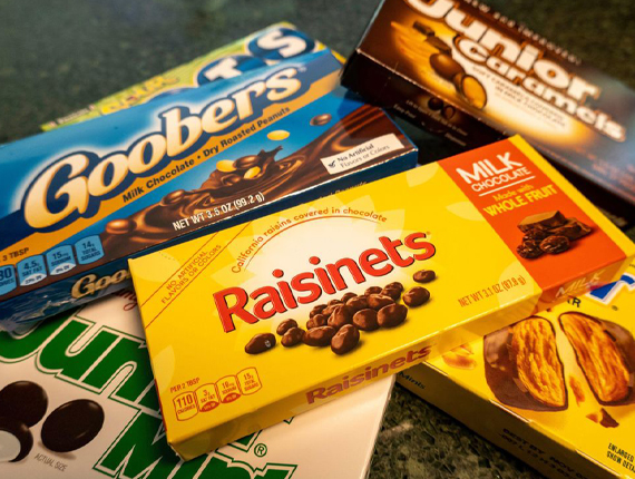 movie theater box candy