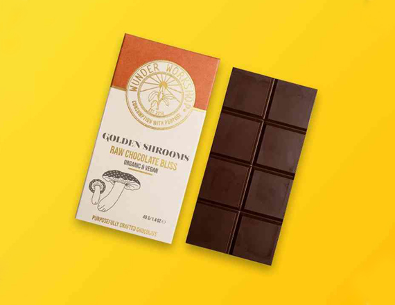 mushroom chocolate bar box