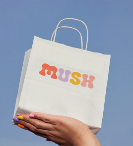 paper grocery bags with handles