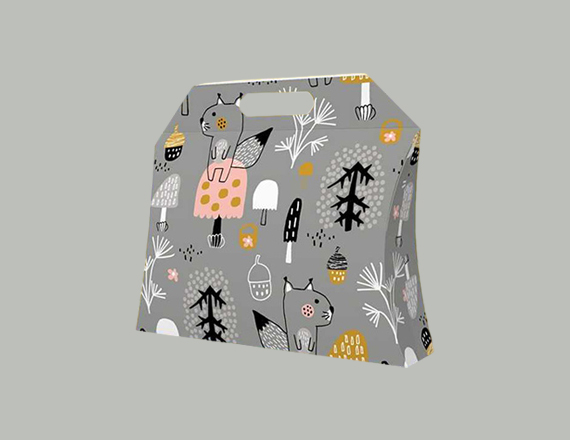 pillow packaging boxes with handle