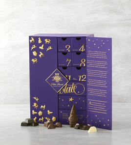 printed advent calendar packaging