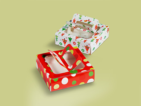 printed candy boxes with window