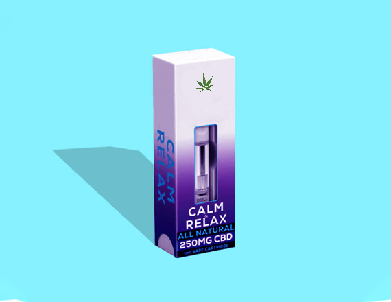 printed cannabis cartridge packaging