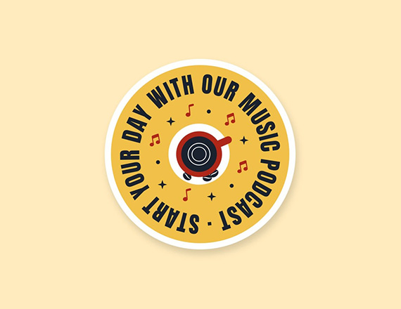 printed circle stickers