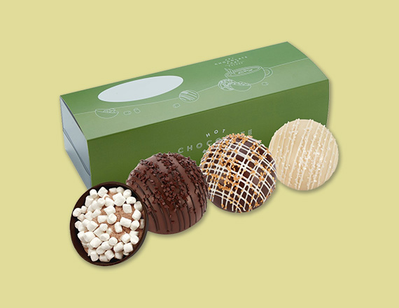 printed cocoa bomb boxes
