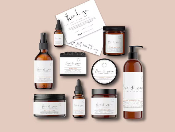 printed cosmetic labels