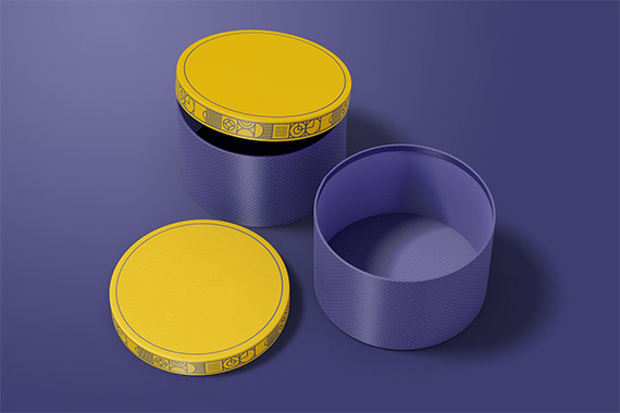 Printed Custom Round Boxes