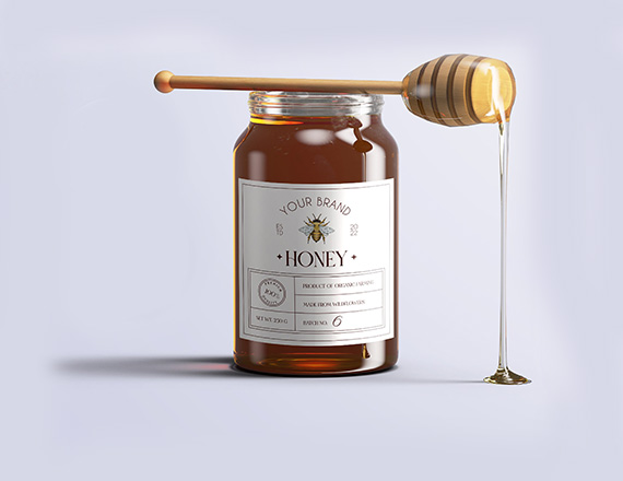 Custom honey labels
