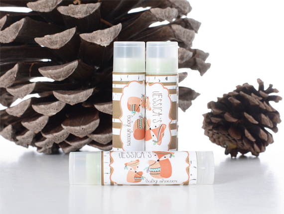 printed lip balm labels