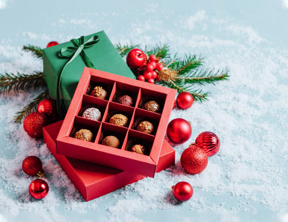 christmas chocolate gift boxes