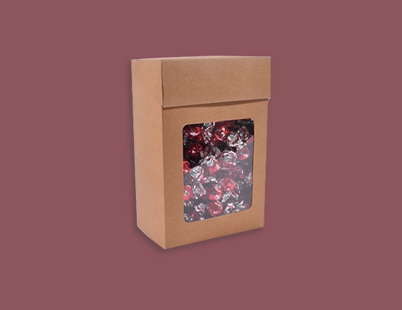 small candy boxes with window