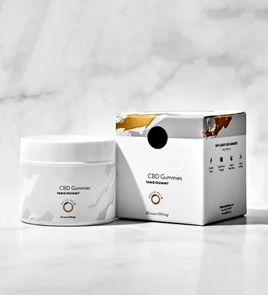 white cbd gummies boxes