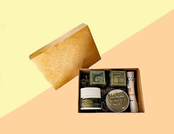 custom printed hemp gift boxes