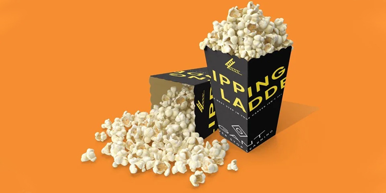 Popcorn Black Bag Packaging