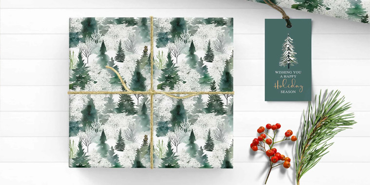 add holly berry christmas embellishments