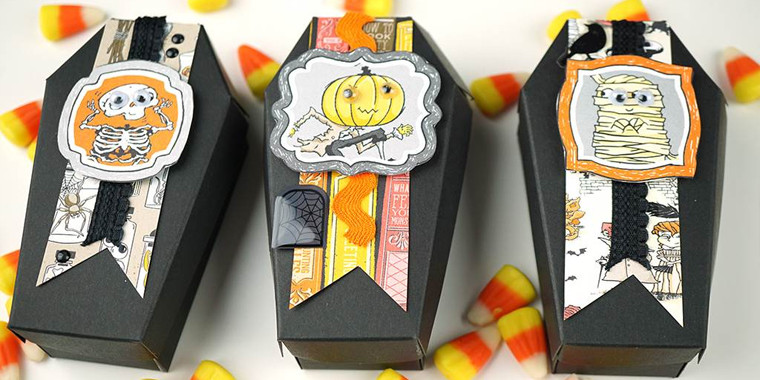 coffin shaped treat boxes