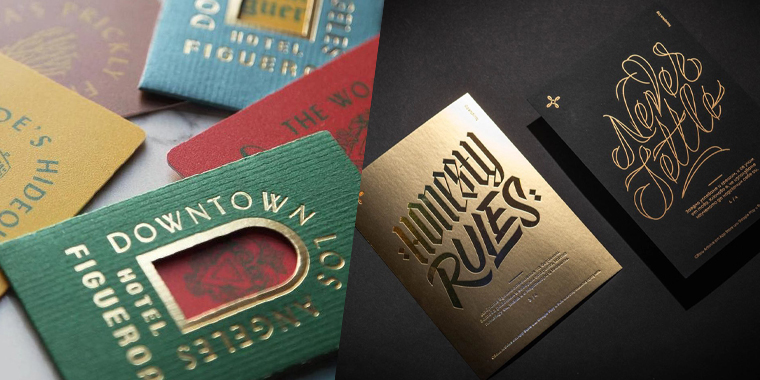 design tips for gold foiling